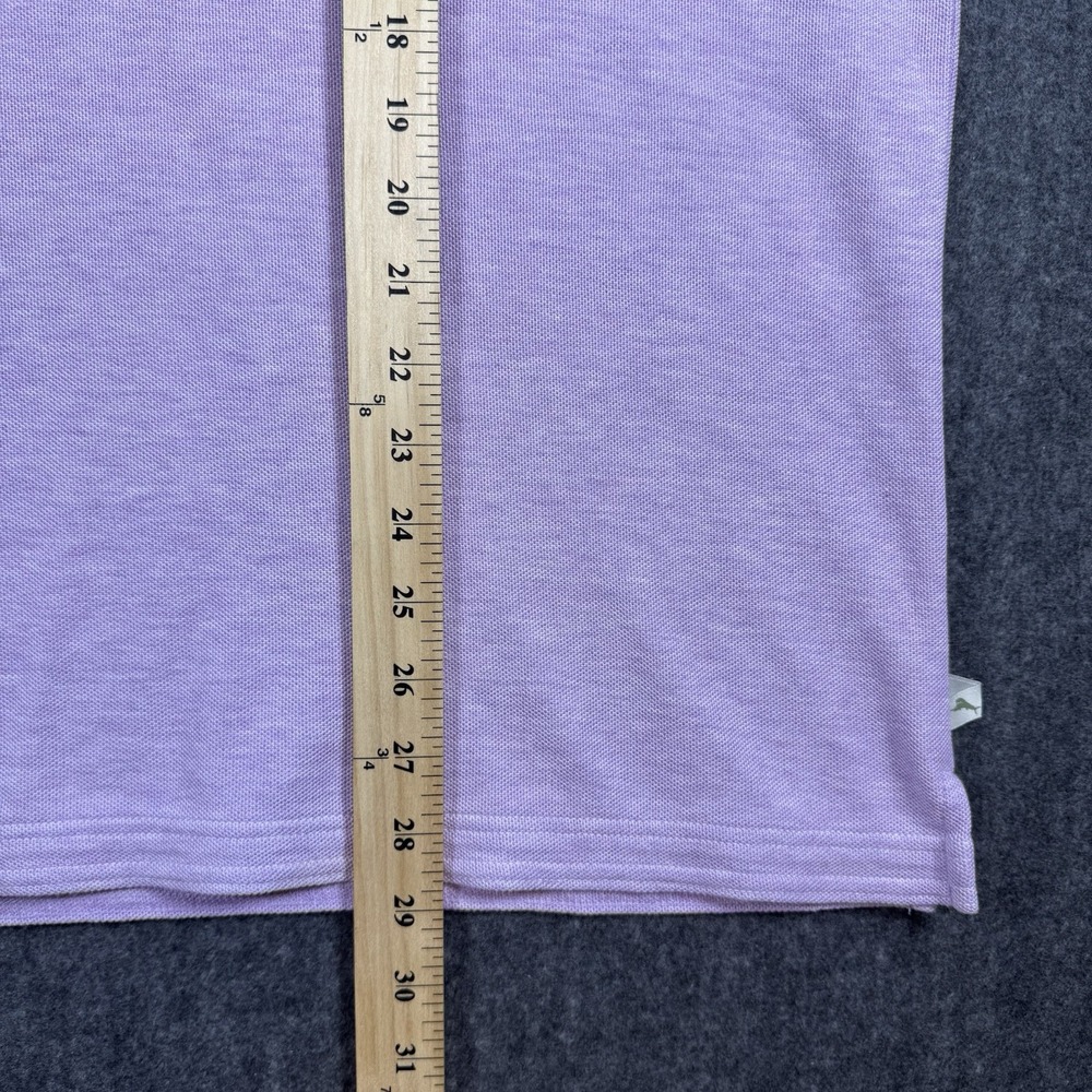Tommy Bahama IslandZone Men's Large Lavender Supima Cotton Polo Shirt - Picture 8 of 8